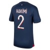 Maillot de Supporter Paris Saint-Germain 2023-24 Hakimi 2 Domicile Pour Homme